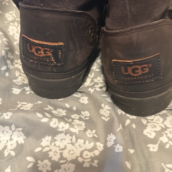 UGG Waterproof Thomson 1005268 Brown Suede Boots Women's 9 - Picture 6 of 6